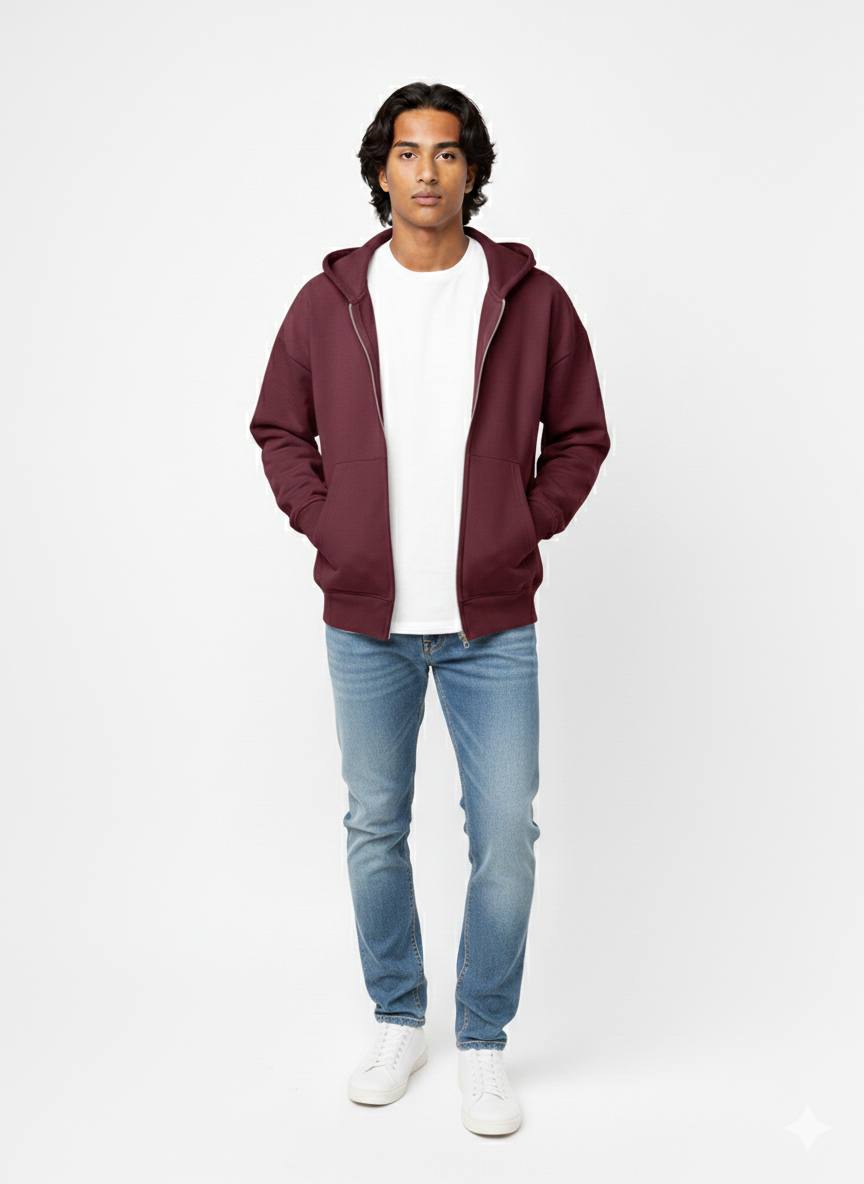 burgundy sweet-shirt